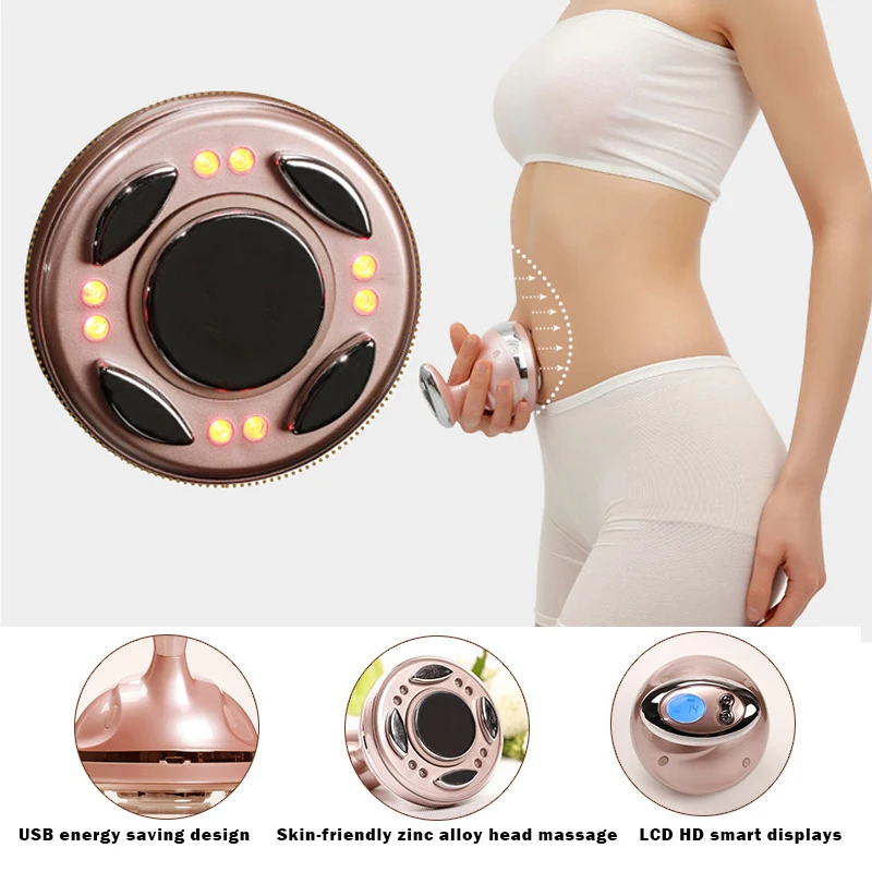 

HOT!!!! Portable Ultrasonic Body Slimming Massager Cavitation Fat Removal Photon Radio Cellulite Reduce Body Shaping Equipment