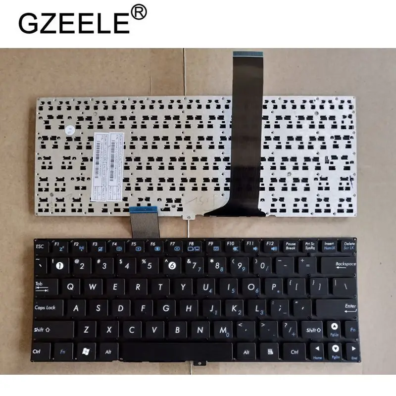 

GZEELE English US Keyboard for ASUS Transformer Pad TF701 TF701T MP-13J23US-5282 BLACK