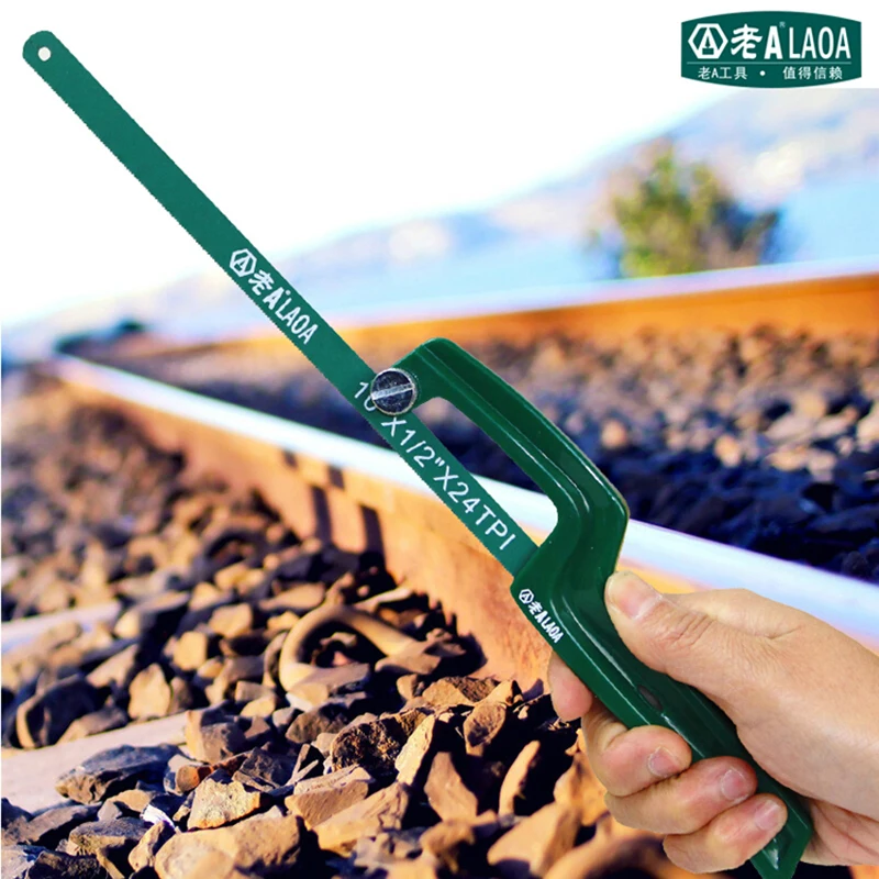 LAOA Mini hacksaw Portable  Wonder Saw Metal Cutting Tool for 10" Household Steel Saw