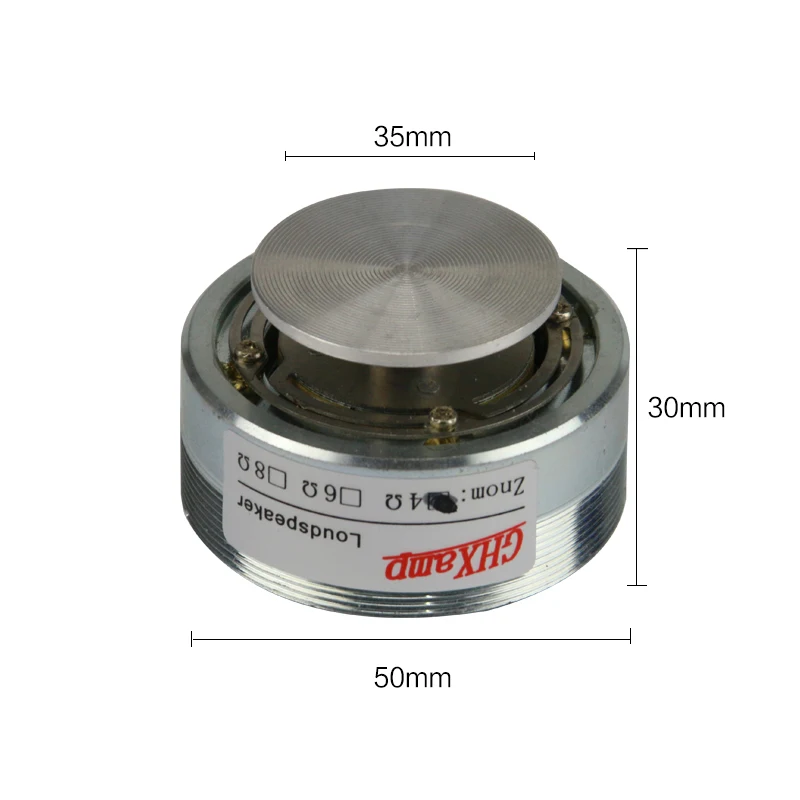 Высокомощный Вибрационный динамик, 1 шт., 25 Вт, плоский резонансный массаж, Полнодиапазонный сабвуфер, динамик с ударным приводом, басы, звук, музыка, "сделай сам", 4 Ом