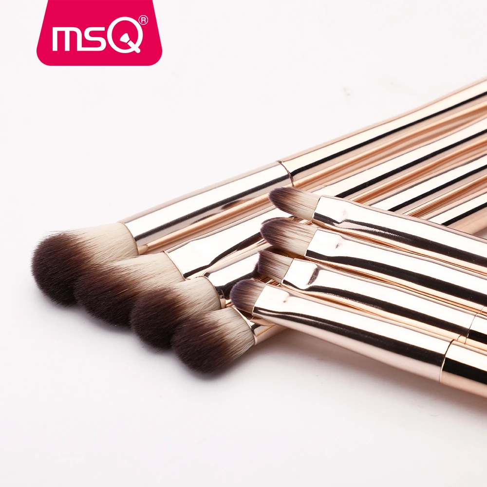 MSQ 8PCS Eye shadow Makeup Brushes Set Blending Eyebrow Concealer Make up Brushes Kits With a Diamond Eyes Cosmetic Tools