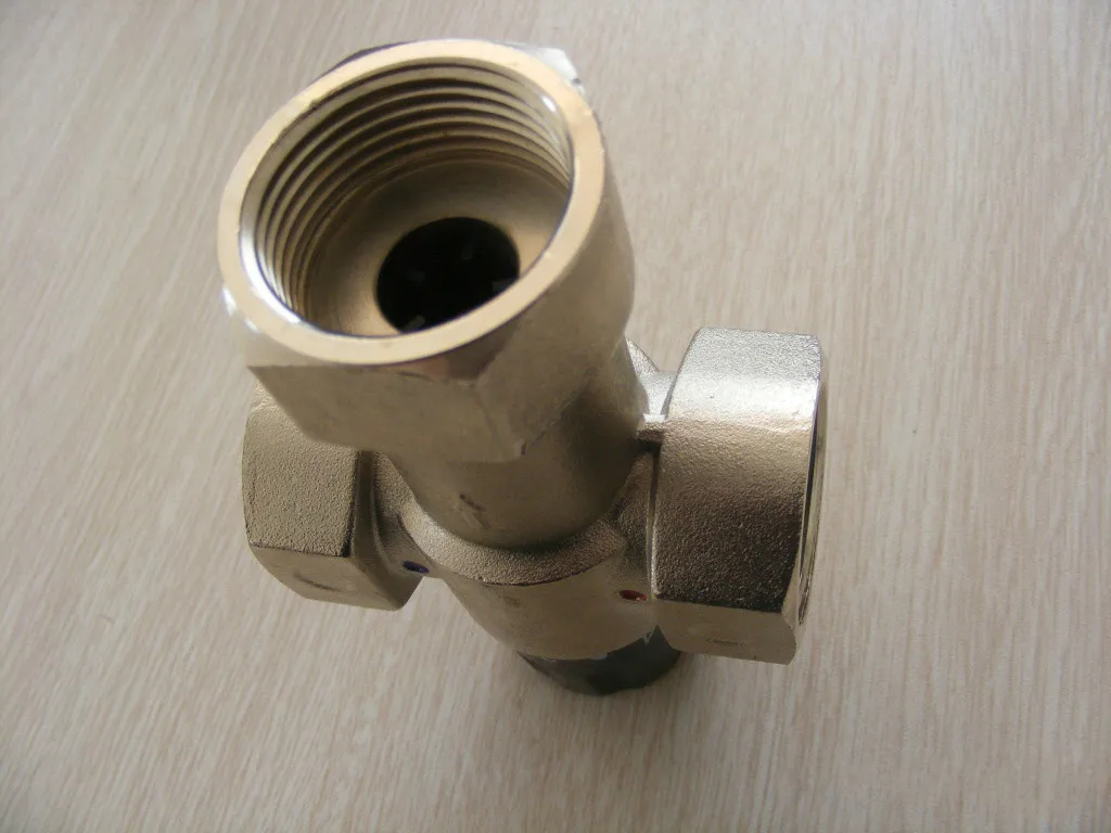 Imagem -04 - Misturador de Chuveiro com Energia Solar Dn25 Válvula Termostática Mistura Automática Válvula de Bronze