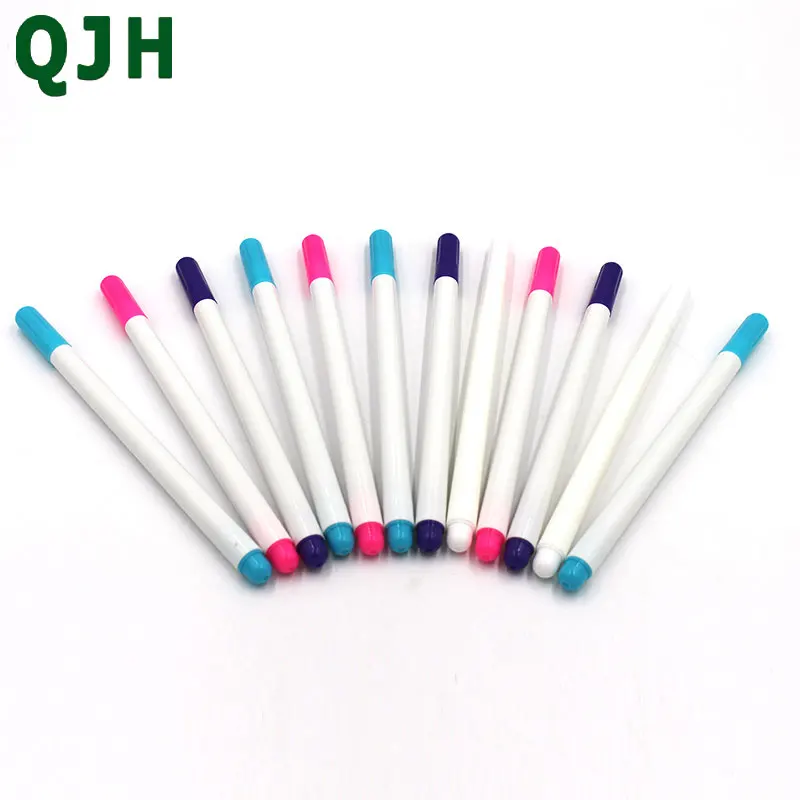 4 pcs Water Erasable Pens Fabric Markers Soluble Cross Stitch Tool Pencil Patchwork Needlework Automatic fade pen