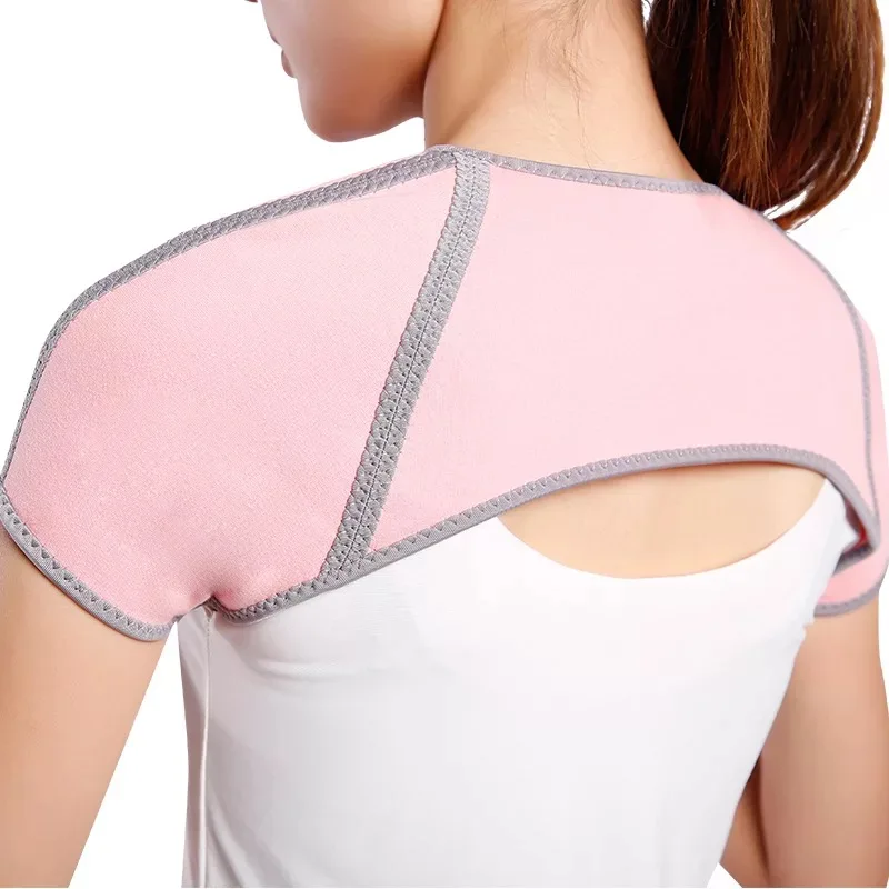 Coral Velvet Shoulder Support Thin Soft Shoulder Neck Warm Women's shoulder pads air conditioning warm sleeping protection