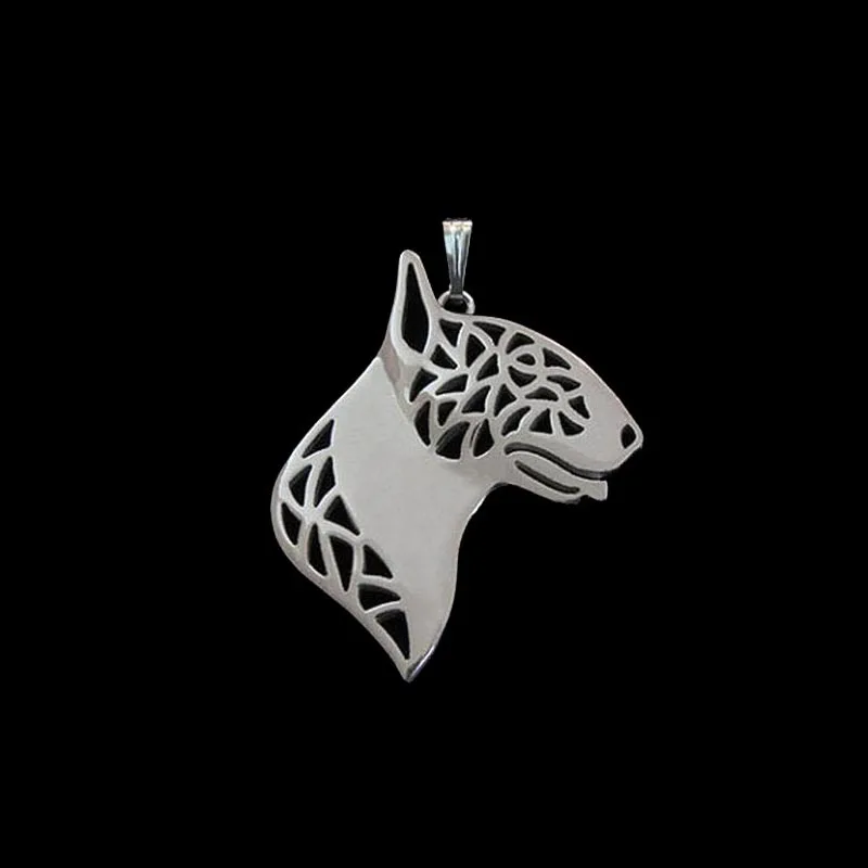 Fashion Jewelry Bull Terrier Dog Pendants Lovers\' Dog Shaped Pendants