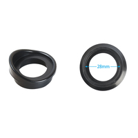 2pcs 28mm Rubber Eyecups for Stereo Microscope Eyepiece Shield Eye Guards Fast Shipping