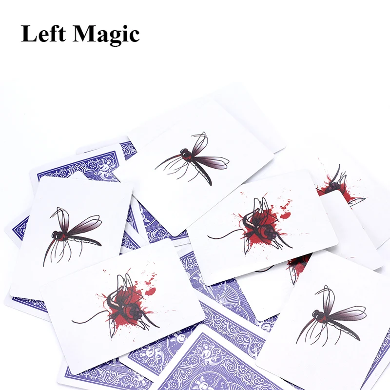 Mosquito Action Children Magic Props Magic Card Sets Magic Trick Mentalism Illusion Funny Close Up  Easy To Do Magic