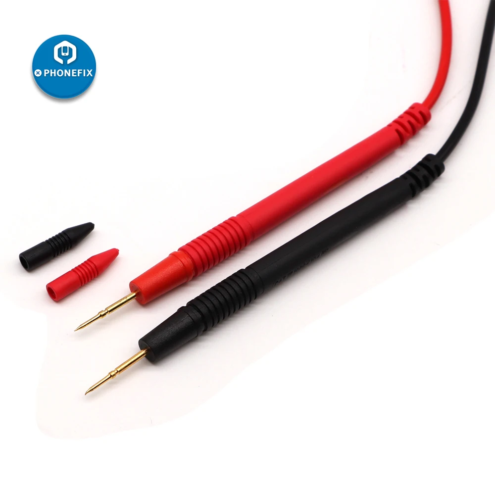 PHONEFIX puntali per Test sonda universale Pin per multimetro digitale punta dell'ago Tester Tester sonda cavo penna cavo 1000V 20a/10a