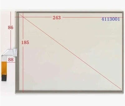 

Сенсорный экран с резистором 11,3 дюйма, 243*185, 4:3