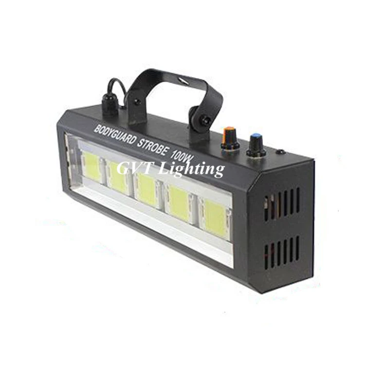 Controle de som automático 100w, led branco, luz estroboscópica para discos de dj, festa em casa, bar, palco, show de música, estroboscópio, venda