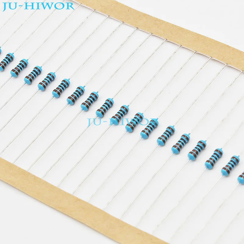 (1000pcs/lot) 1k 1.2K 1.5K 1.8K 2K ohm ohms DIP 1/4W Watt 0.25W 1% Metal Film Resistor Resistors