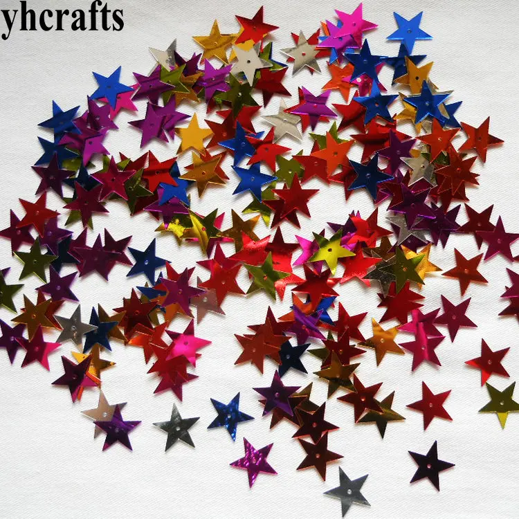 25 กรัม/ล็อต. 15 มม.พร้อม sequins CRAFT วัสดุชั้นอนุบาลสร้างสรรค์หมายเลขสีการเรียนรู้ของคุณเอง