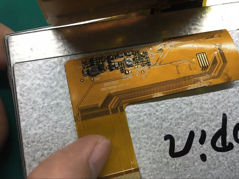 Compatible replacement AR070D19N-FPC-V1 New 7 inche LCD screen with touch screen 40pin for car dvd gps 165MM*100MM*3MM