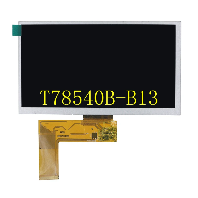 Compatible replacement 40 pin 7 inch navigator E road hd-x10 X9 t78540b-b13 LCD screen with touch screen (not original)