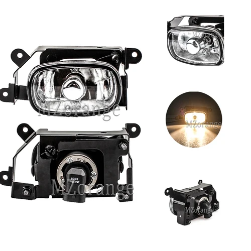 Imagen 2 del producto Faros antiniebla LED para Mitsubishi Outlander, faros halógenos de parachoques delantero, lámparas antiniebla, 2003, 2004, 2005, 2006, 2007