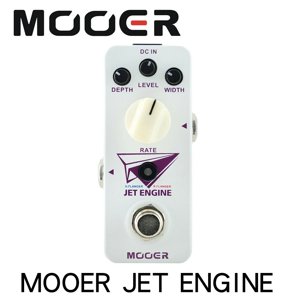 Mooer Jet Engine Double Digital Algorithms Flanging Miniature Gitarreneffekt Gitarrenpedal Pack Höhe Universal True Bypass