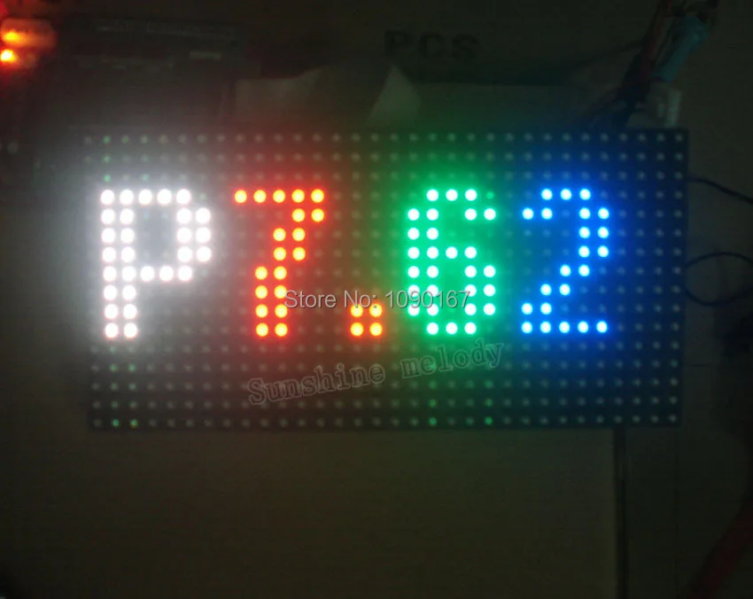 SMD 3in1 P7.62 RGB LED modules,  indoor / Semi-outdoor full color LED display panel,1/8 Scan,244mm*122mm