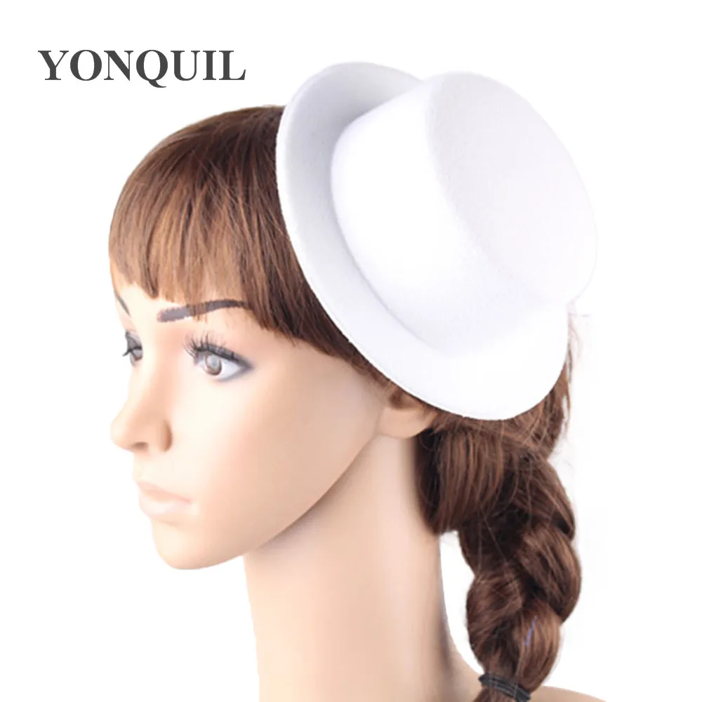 Women 17CM Mini Top Hat Children Fascinator Hats EVA Boy Girl Wedding Hen Party Festival Dance Hat DIY Craft Hat Base 1PCS/LOT