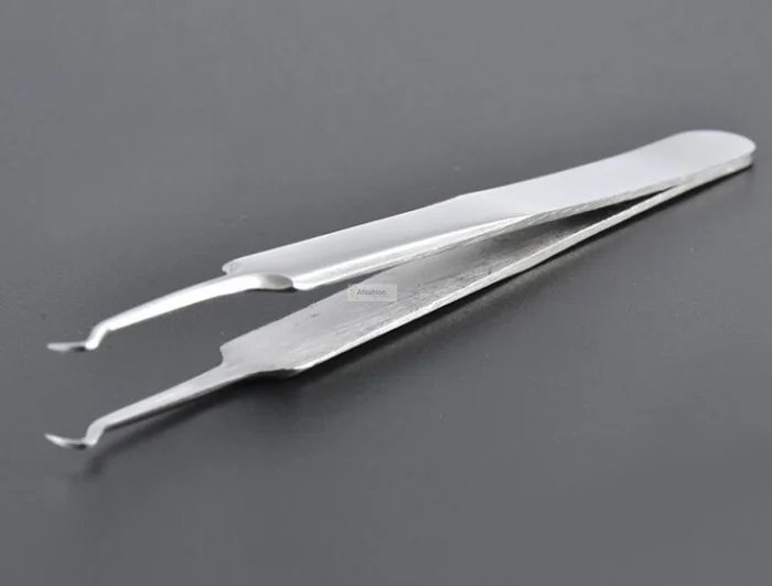 스테인레스 스틸 여드름 바늘 얼굴, 이지 홀드 블랙헤드 제거 족집게, 페이셜 케어 뷰티 수리 도구, 1 개