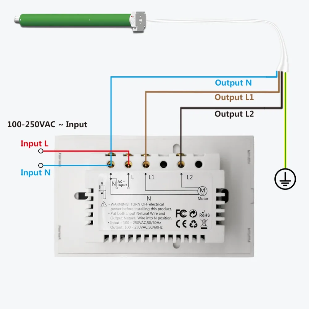 Tuya Smart Life WLAN-Schalter für Elektrische Motorisierte Vorhänge, Jalousien und Rollläden mit Google Home Alexa Echo Sprachsteuerung DIY – Detail 12