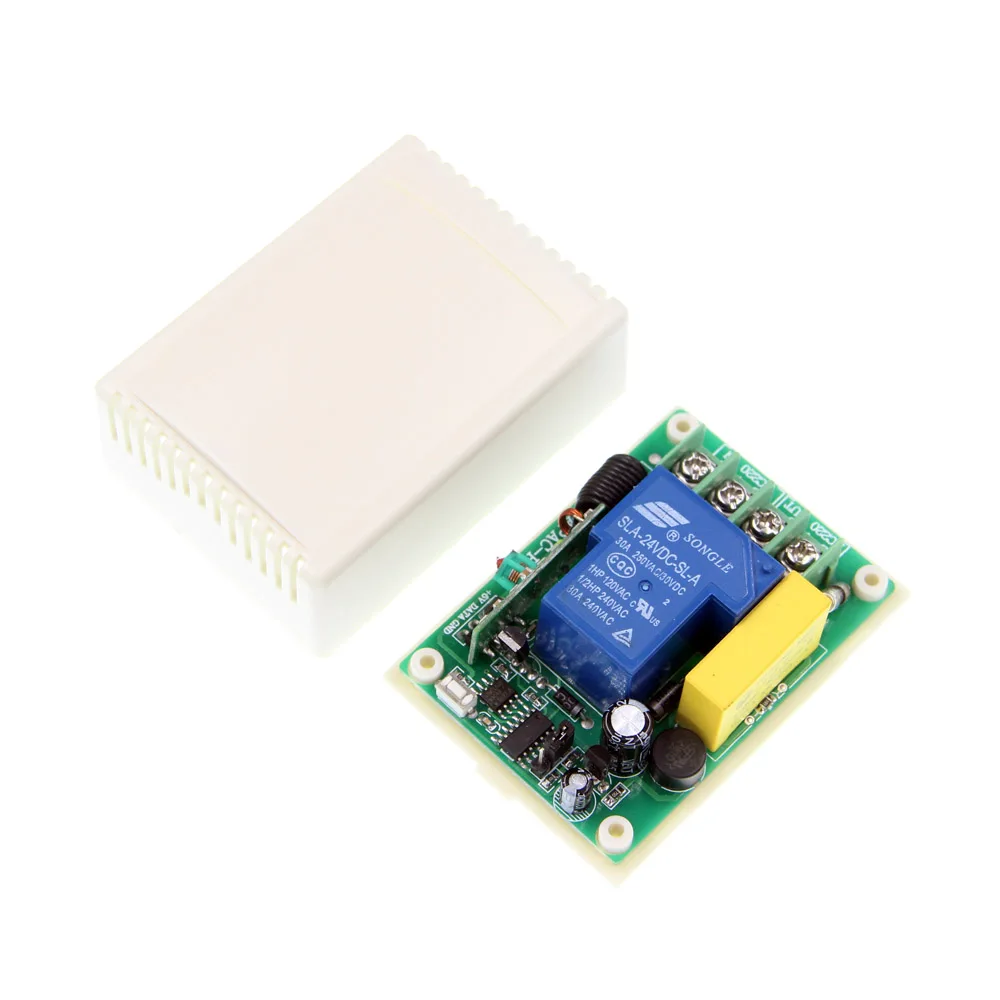 AC 220V 230V 1CH 1 CH 30A Relay Remote Control Switch Receiver Smart Home LED Light Lamp Household Equipment