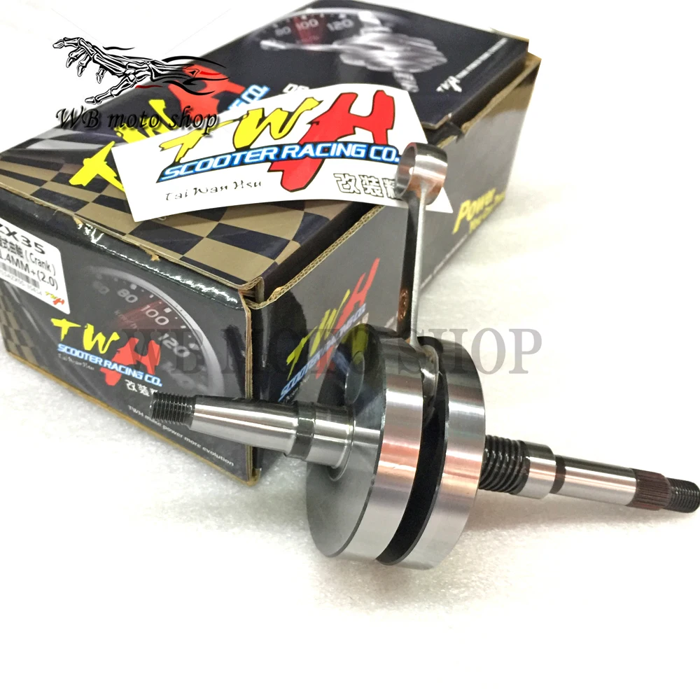 TWH Fully closed crank High quality crankshaft For HONDA DIO ZX AF34 AF35 ZX50 DIO50 41.4MM+2.0