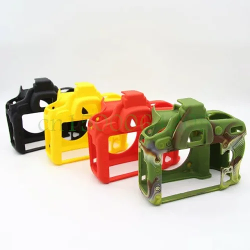 ซิลิโคนยางซิลิโคนป้องกันกล้องกรณีผิวสำหรับ Nikon D750กระเป๋ากล้องสีดำ/ลวงตา/สีแดง/สีเหลือง