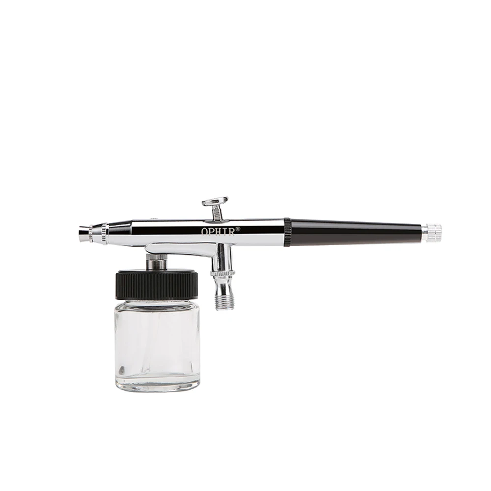 OPHIR Pro Dual-Action Airbrush Set 0.3mm Air Brush Pittura per il Mestiere D'arte Modello Hobby Vernice Tanning/trucco Pistola A Spruzzo _ AC005