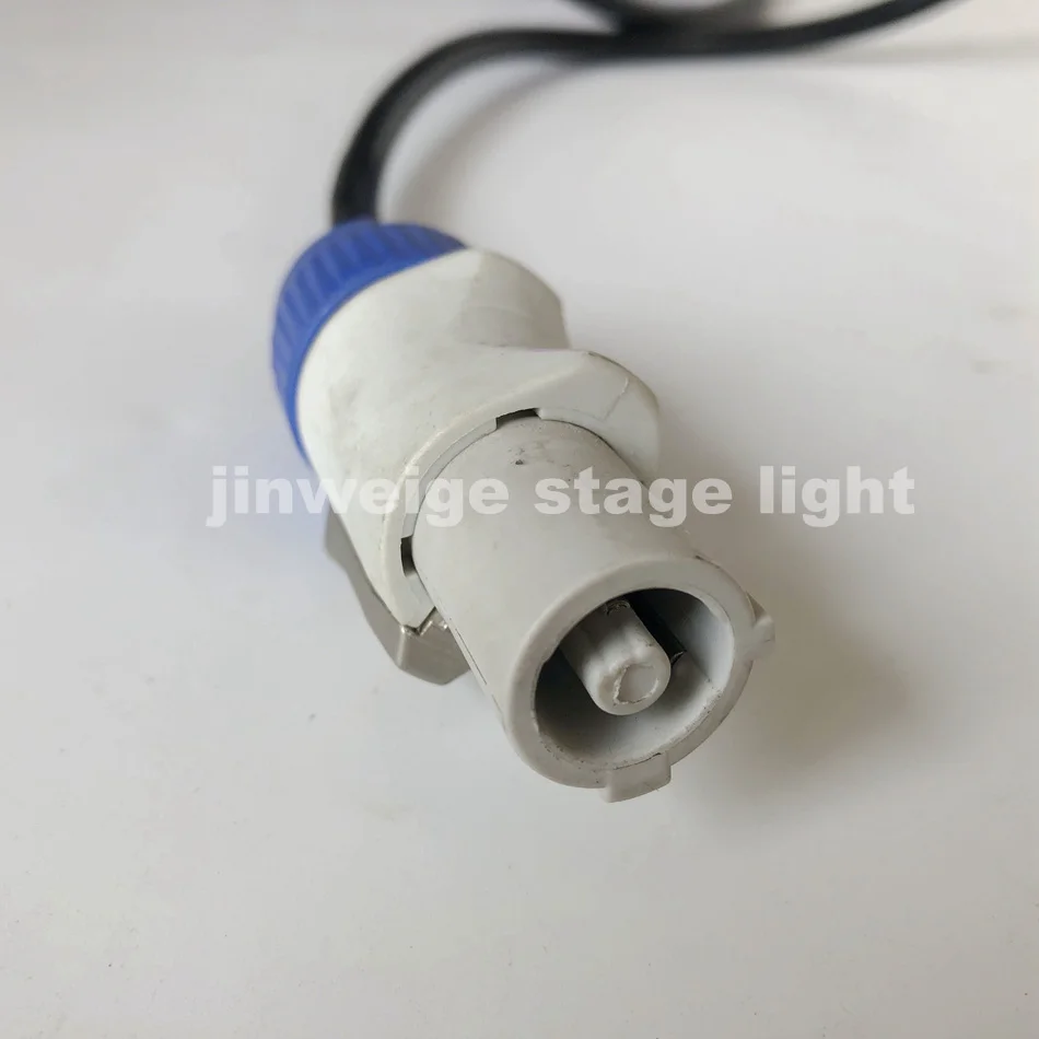 Imagem -03 - Cabo de Extensão de Energia para Iluminação Principal Movente Cabo Powercon Conectores Azul e Branco 1.5m mm tipo ac Feixe r7 5r Pcs por Lote