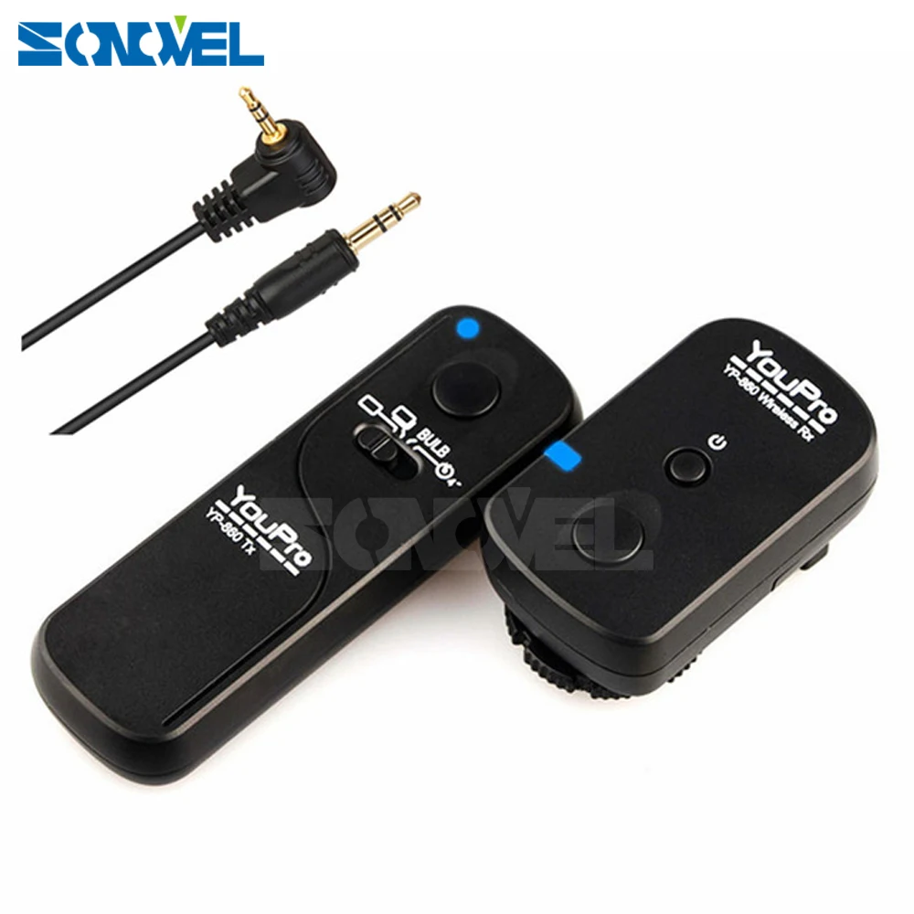 Mando a distancia inalámbrico para cámara Canon, Control remoto de liberación de obturador RS-60E3, compatible con modelos 1300D, 1200D, 850D, 800D, 760D, 750D, 700D, 650D, 600D, 200D, 100D, 80D, 77D y 60D