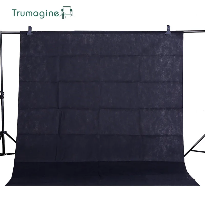 1.6X3M/5.2X9.8Ft Black Shooting Screen Photo Background Chroma key Backdrop Fotografia Photography Studio Non Woven Cloth