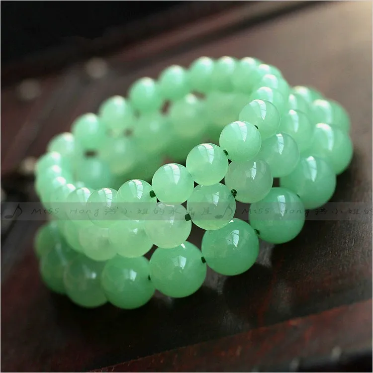 Natural Aventurine Bracelet 6mm 8mm 10mm Crystal Round Beads Bracelet Semi Precious Stone Jewlery for Women Wholesale