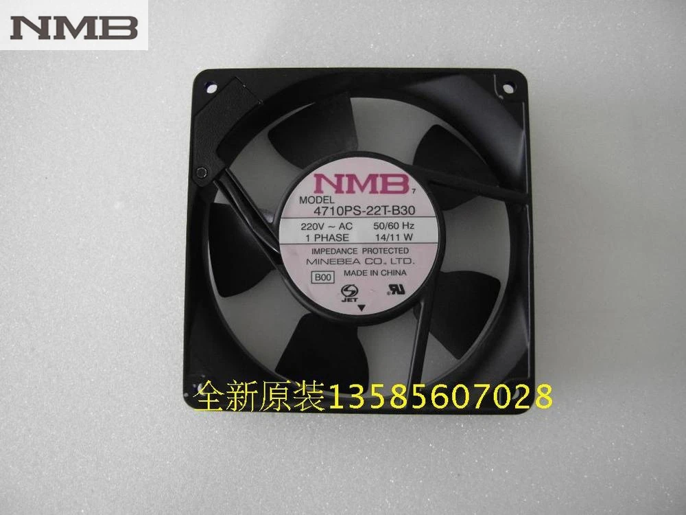 

For NMB 4710PS-22T-B30 1225 220V outlet axial cooling fan for server case