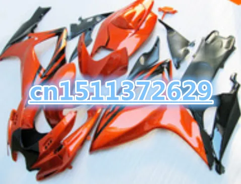 Black Orange Red ABS Motorcycle Full Fairing Kit For Suzuki GSXR 600 GSXR750 K6 06 07 2006 2007 GSXR-750 06 Bodywork Body Kits