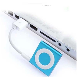 3.5mm Jack AUX to USB 2.0 Charger Data Sync Audio Adapter Cable for Apple iPod Shuffle 3rd 4th 5th 6th Gen MP3 MP4 Player