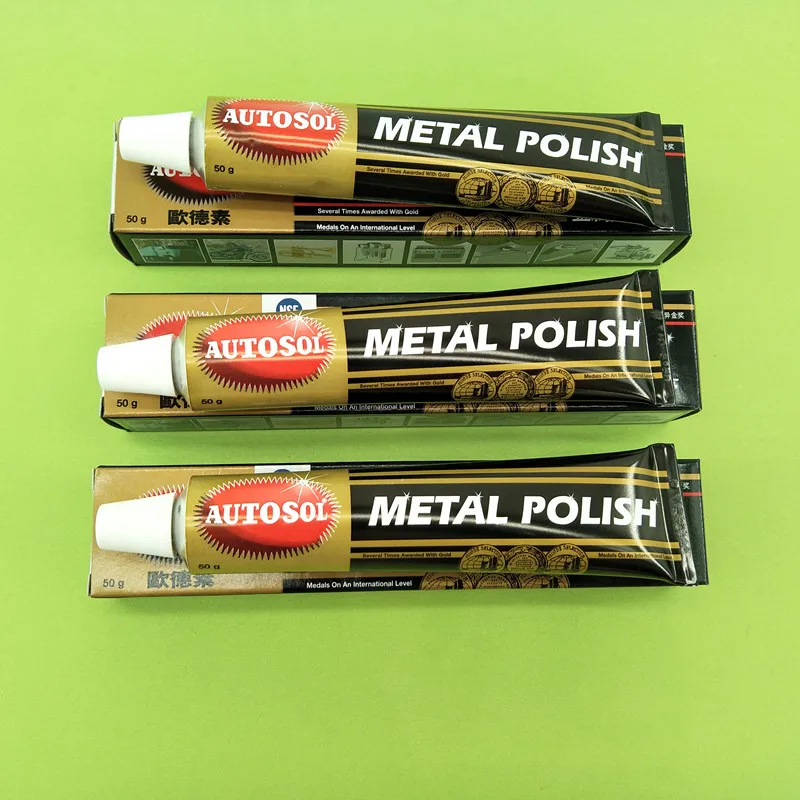 Germany 3 PCs 50g autosol metal polish scratch repair mobile phone watch with grinding stainless steel polish copper polish