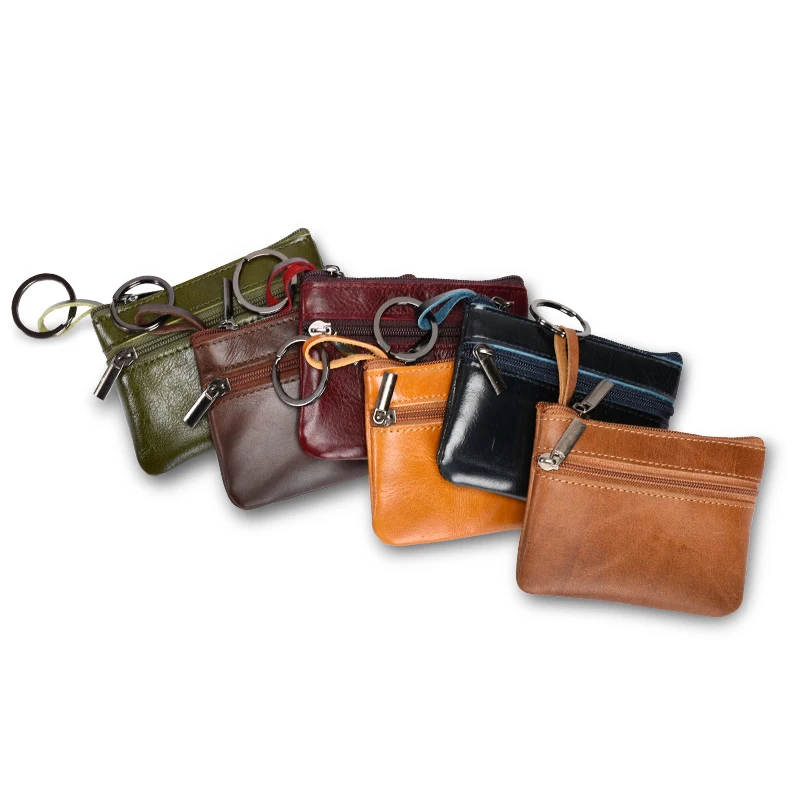 

Women Wallet Genuine Leather Coin Purse Ladies Card Mini Bag Clutch Feminine Men's Slim Purse Money Small Wallet Key Holder Gift