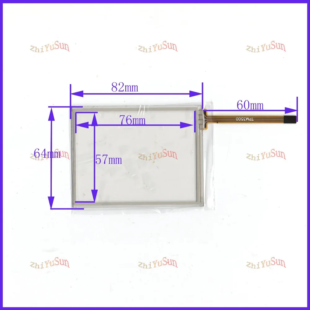 

ZhiYuSun 3.8Inch Touch Screen panels 82*64 4 wire resistive USB touch panel Free Shipping width 64mm legth 82mm for PDA 3836