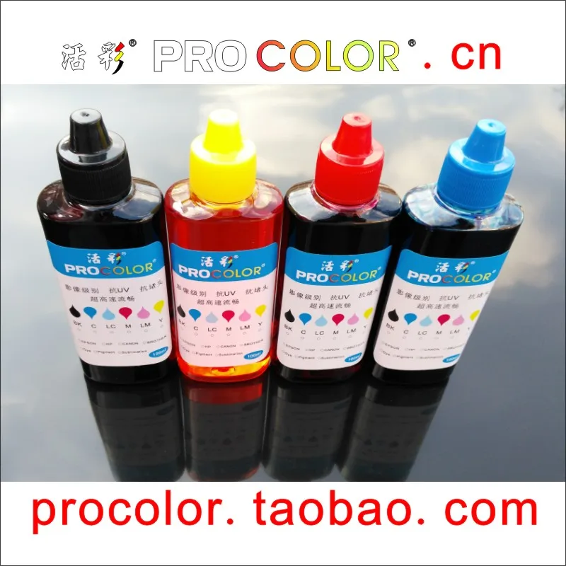 CISS Dye ink refill kit for HP 121XL BK Color Deskjet C4680 C4683 C4685 C4688 C4740 C4780 C4783 C4788 C4795 C4798 inkjet printer