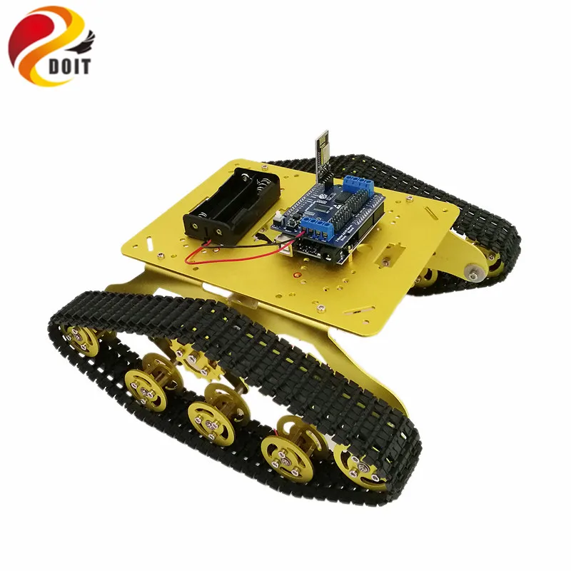 Ts300 amortecedor tanque chassi com DT-06 módulo wifi + placa de desenvolvimento para arduino kit placa motorista do motor diy rc brinquedo