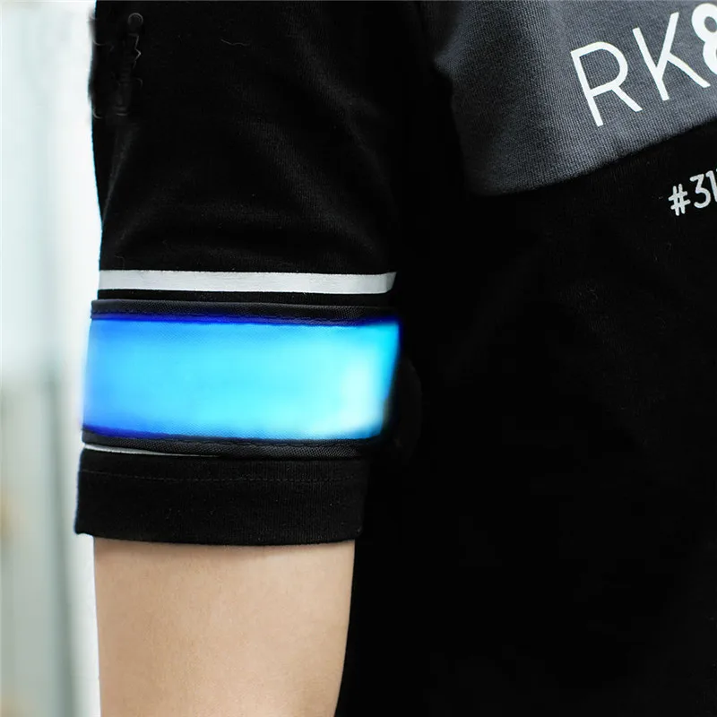 HOT Game Detroit: Become Human LED Connor Kara Light  Luminous  Armband Armlet Arm band Toy Ring Cosplay Props Accessories