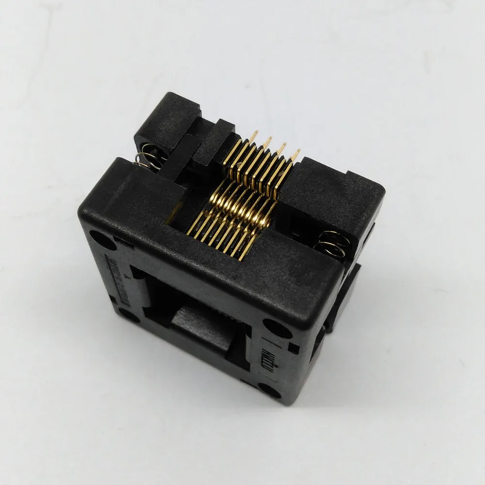 QFP32 Electronic socket TQFP32 LQFP32 Burn in Socket IC51-0324-1498 Pin Pitch 0.8mm IC Body Size 7x7mm Test Socket Adapter