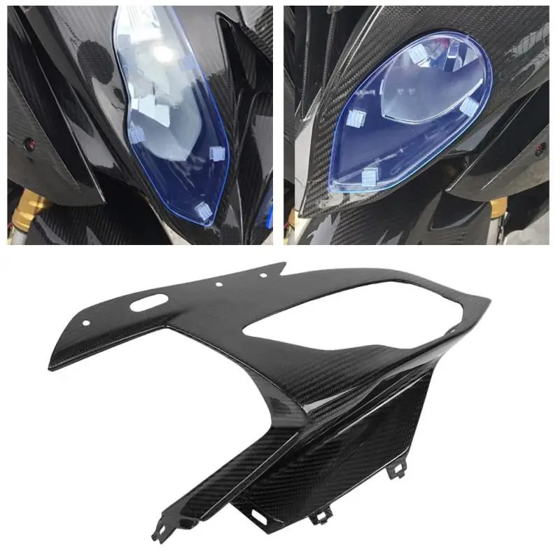 

For S1000RR Front Fairing Headlight Cowl Bodywork Fairing Real Carbon Fiber for S1000RR 2015 2016 2017 2018