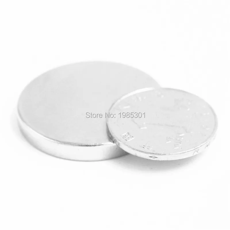 50pcs Strong Round Dia 35mm x 10mm N35 Rare Earth Neodymium Magnet Art Craft Fridge 35x10mm