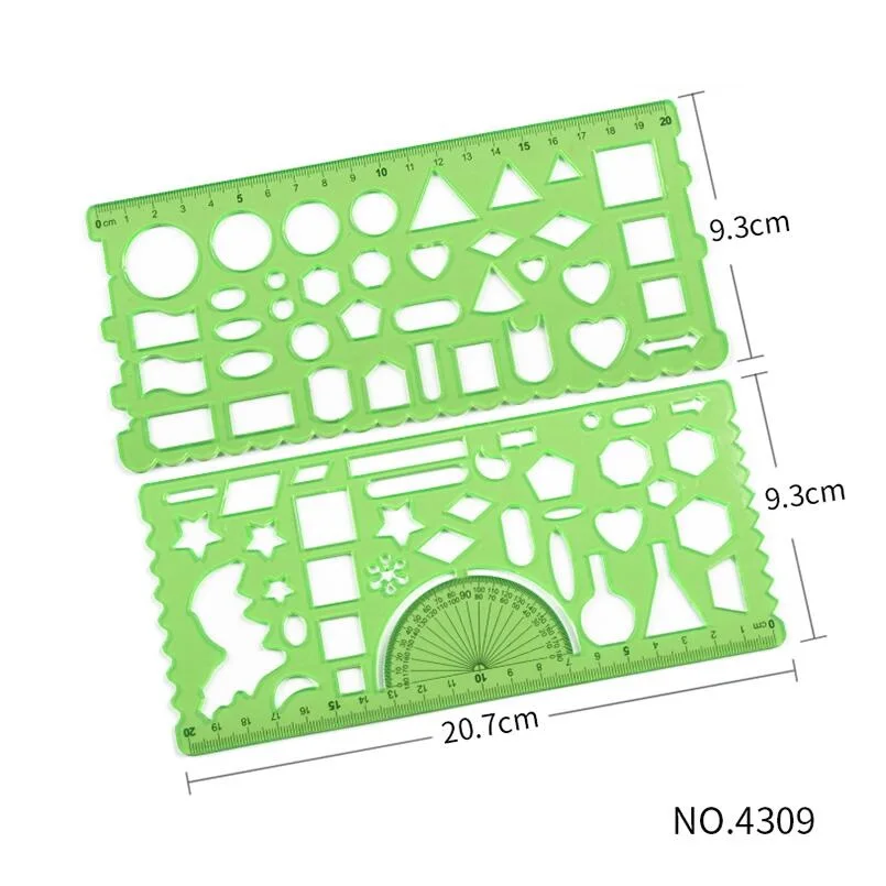Student Drawing Template Set Math Geometric Designs Letter Number Designs No.4309/4315