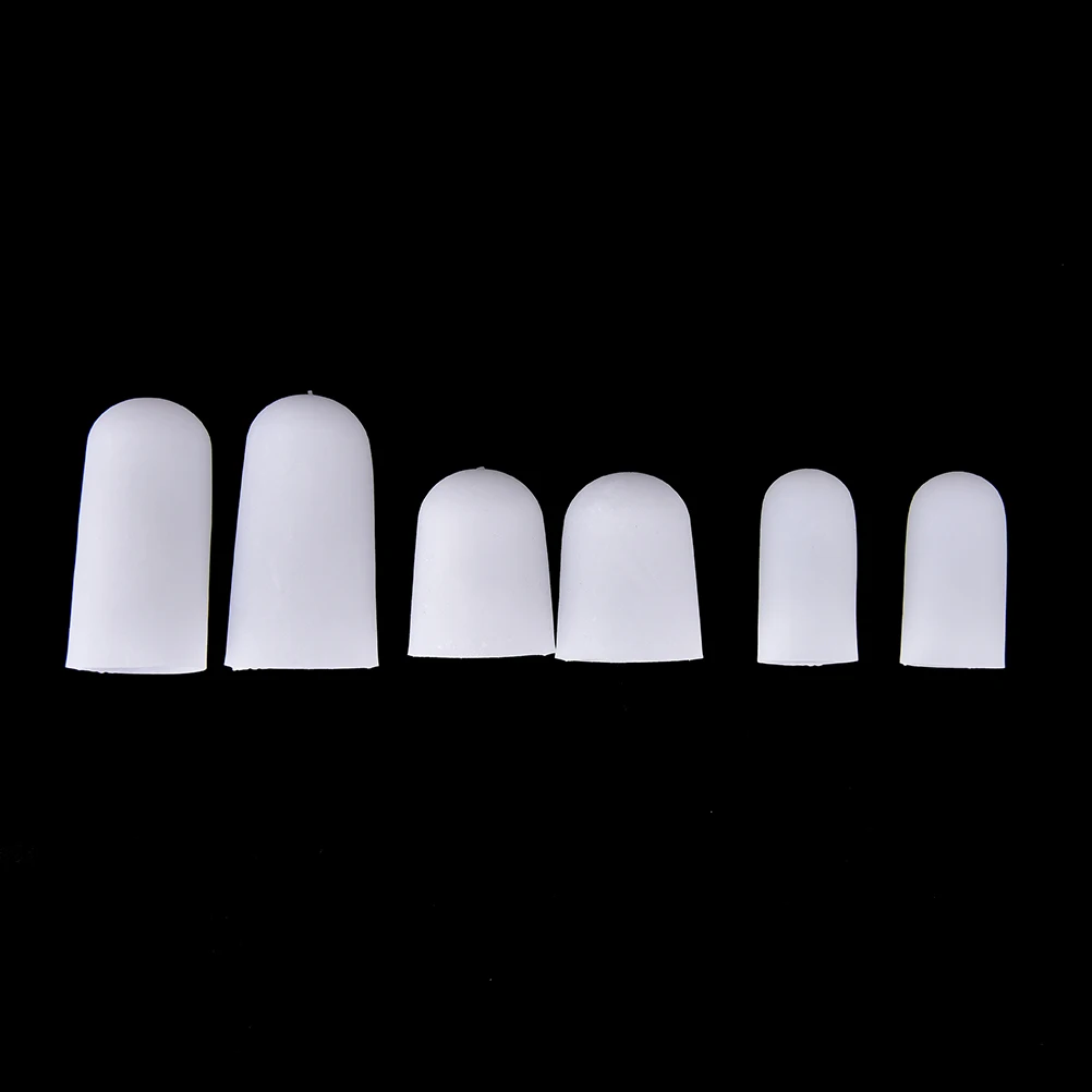 2Pcs Del Gel Del Silicone Del Tubo Fasciatura Finger & Toe Protezioni Piede Piedi Sollievo Dal Dolore Guard per solette Piedi di Cura Piedi