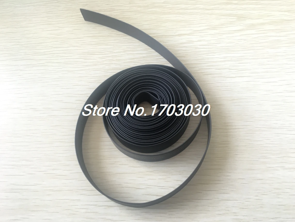 Black 10mm Dia Polyolefin Ratio 2:1 Halogen-Free Heat Shrink Tubing 4M 13.1Ft