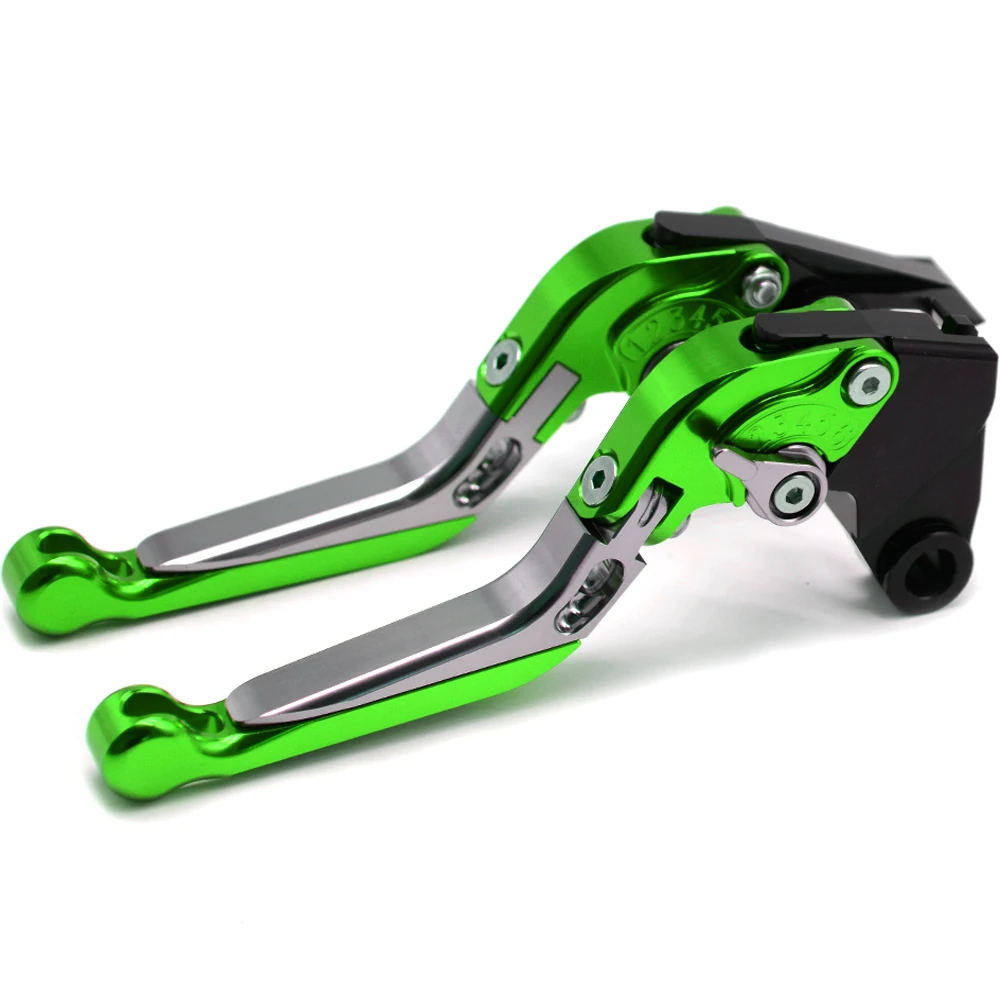 

Z1000 Green+Titanium Motorcycle Brake Clutch Levers For kawasaki Z1000 2007 2008 2009 2010 2011 2012 2013 2014 2015 2016