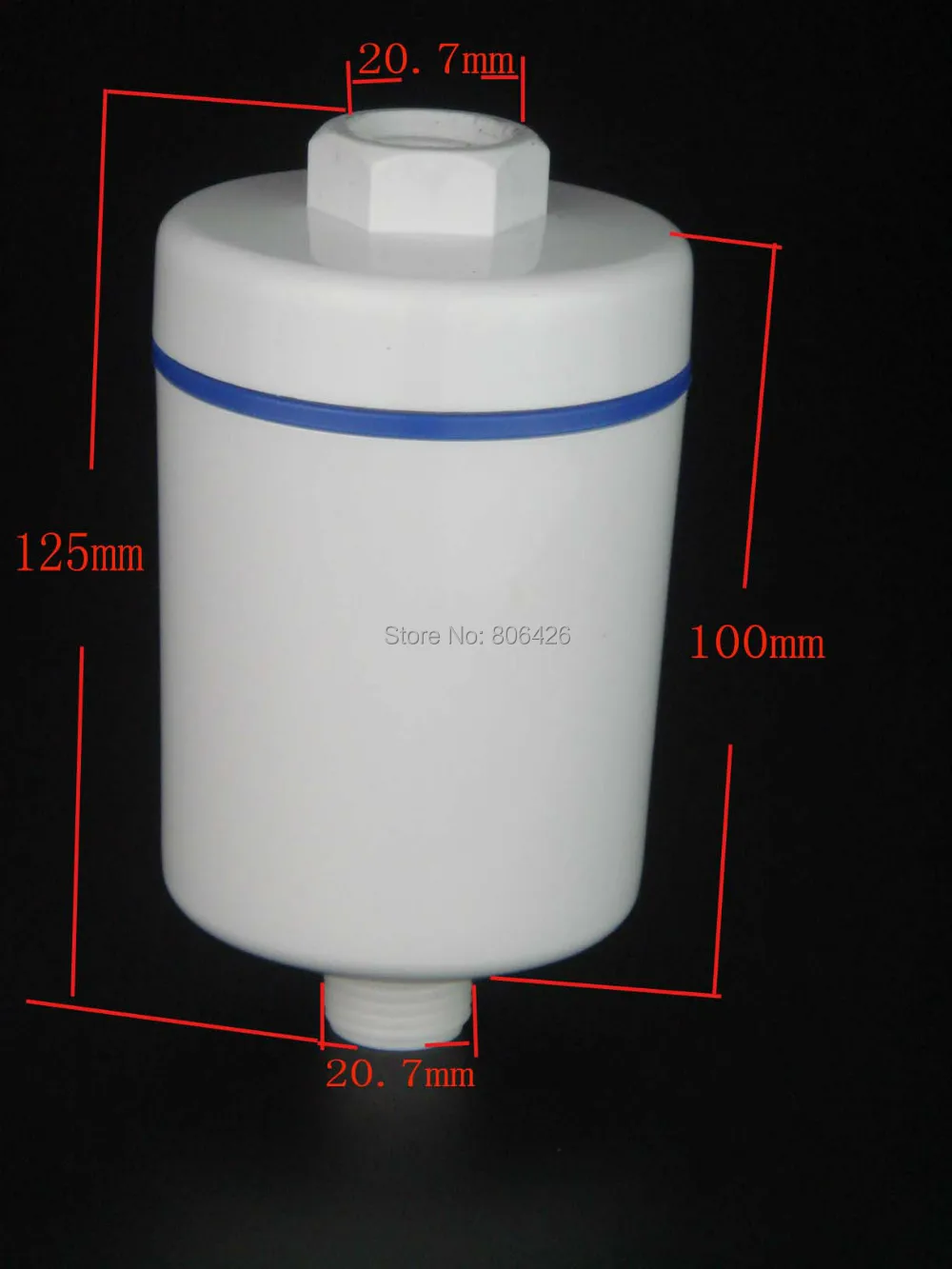 Filtre de douche sans chlore, pomme de bain/filtre de SPA/SPA avec combinaison de carbone et KDF pour éliminer les produits chimiques et les métaux lourds