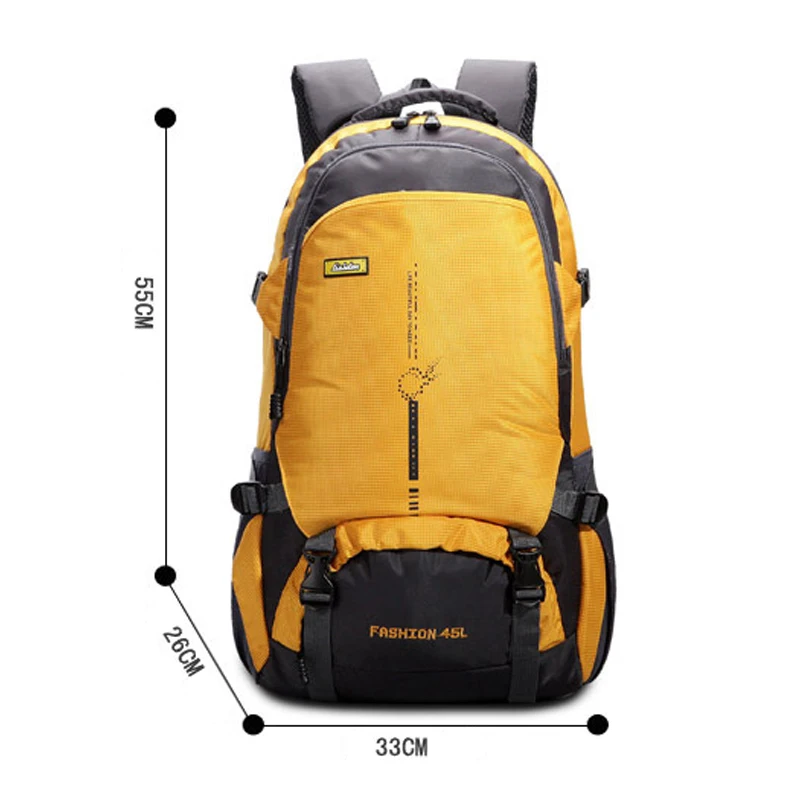 New Fashion Men Nylon Backpack Travel Bag Large Capacity Versatile Utility Mountaineering Multifunctional Backpack Luggage Bag